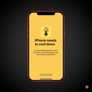 How To Fix iPhone 12 Overheating Issue with iPhone warning screen displayed
