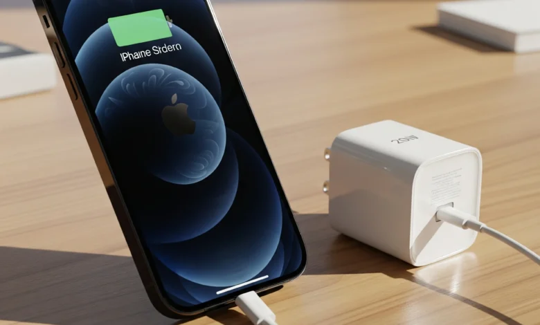 The fastest way to charge iPhone 12 Pro using Apple 20W adapter