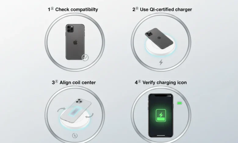 How Do I Enable Wireless Charging on My iPhone 11 Pro Max infographic