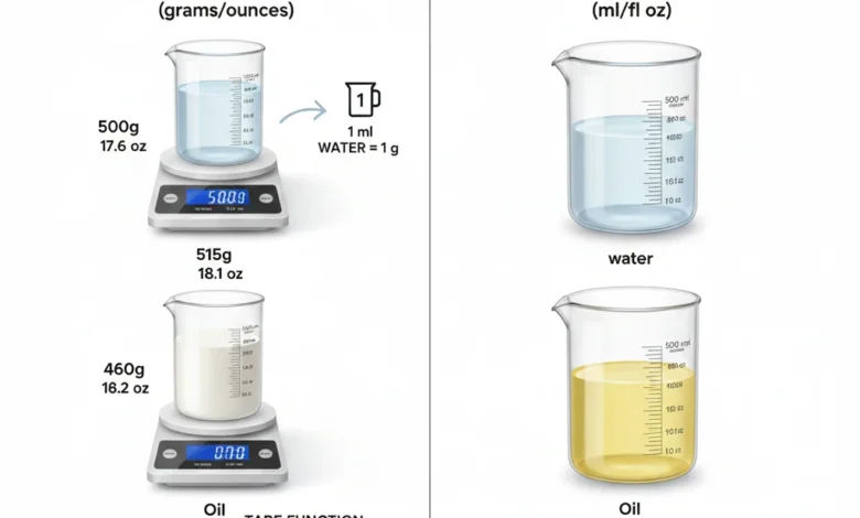 Can I Use a Kitchen Scale for Liquids – Accurate measurement of oils, water, and milk with digital kitchen scale