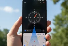 How to Calibrate Compass on Samsung S22 showing accurate direction