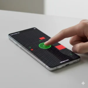 Why is my Samsung S22 touch not working properly? touch sensor dead zones test