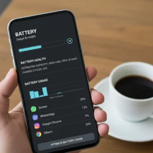 How to check battery drain and battery health on Android