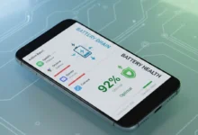 Battery Drain vs Battery Health comparison on Android smartphone