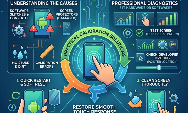 Fixing Touchscreen Issues & Calibration on Android starts with understanding why your phone suddenly stops responding, taps the wrong area, or registers ghost touches