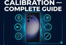 Samsung S23 calibration complete guide — covering screen, battery, fingerprint, gyroscope, compass and S Pen sensor calibration step by step