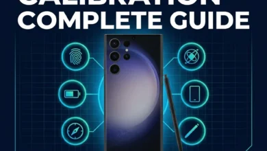 Samsung S23 calibration complete guide — covering screen, battery, fingerprint, gyroscope, compass and S Pen sensor calibration step by step